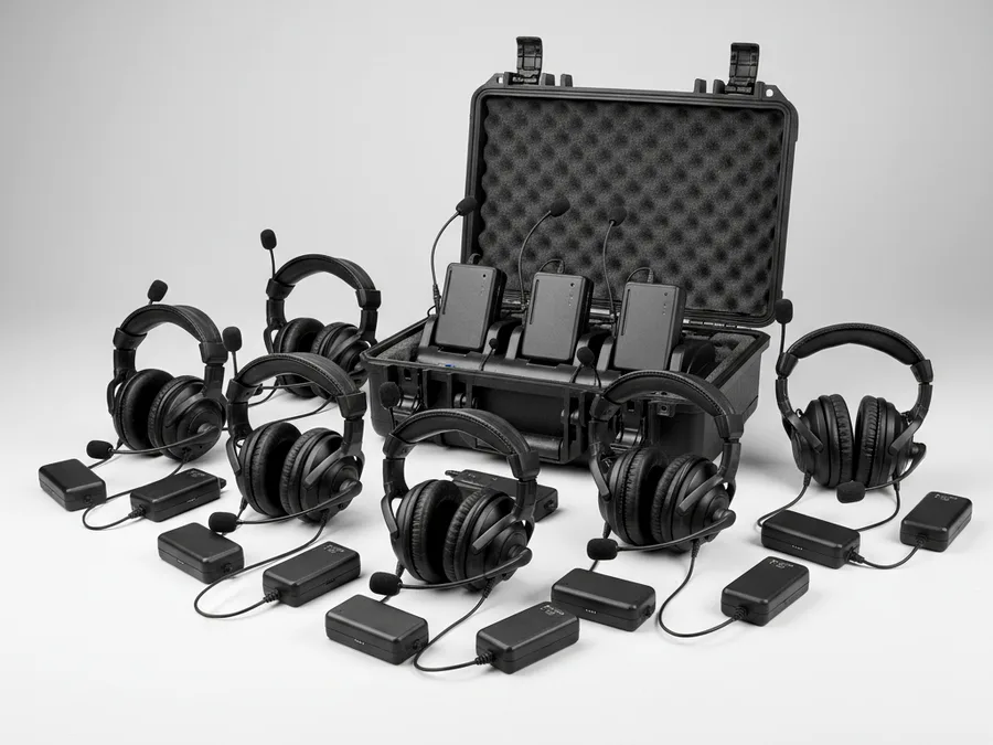 Intercom wireless 6 headset untuk kebutuhan acara