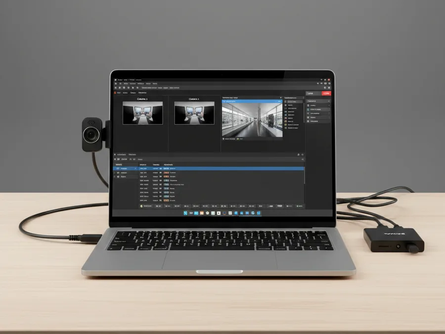 Laptop live streaming + Vmix Pro untuk kebutuhan acara