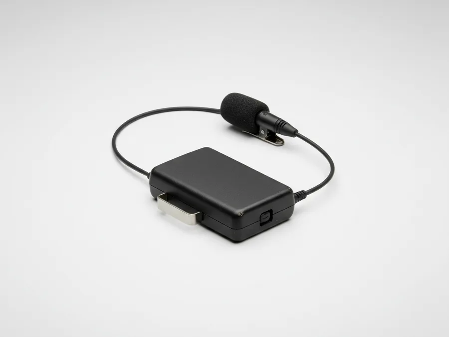 Mic wireless clip on untuk kebutuhan acara