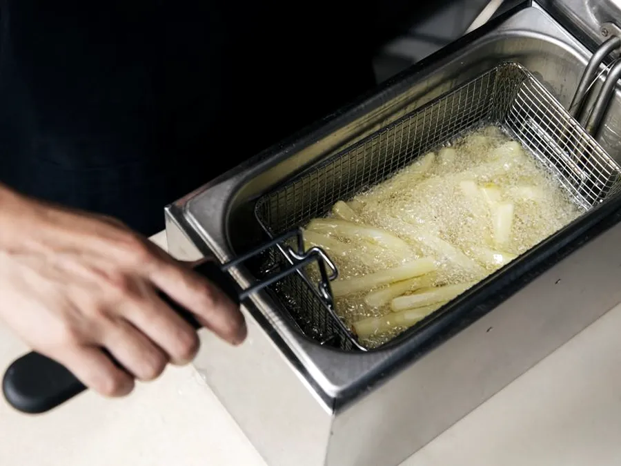 Deep fryer gas 1 tungku untuk kebutuhan acara dan tenant